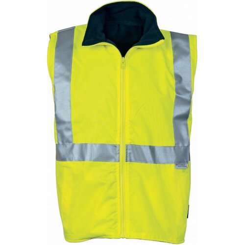 WORKWEAR, SAFETY & CORPORATE CLOTHING SPECIALISTS - HiVis Reversible Vest with 3M R/Tape