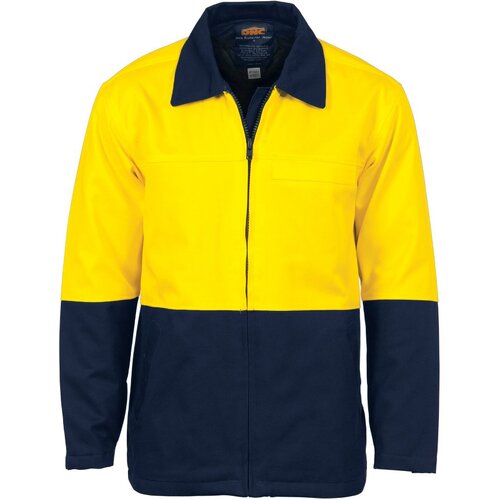 WORKWEAR, SAFETY & CORPORATE CLOTHING SPECIALISTS HiVis Two Tone Protect or Drill Jacket