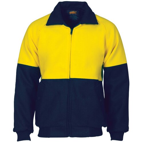 WORKWEAR, SAFETY & CORPORATE CLOTHING SPECIALISTS - HiVis Two Tone Bluey bomber jacket