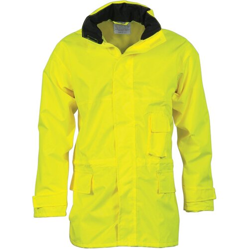 WORKWEAR, SAFETY & CORPORATE CLOTHING SPECIALISTS HiVis Breathable Rain Jacket