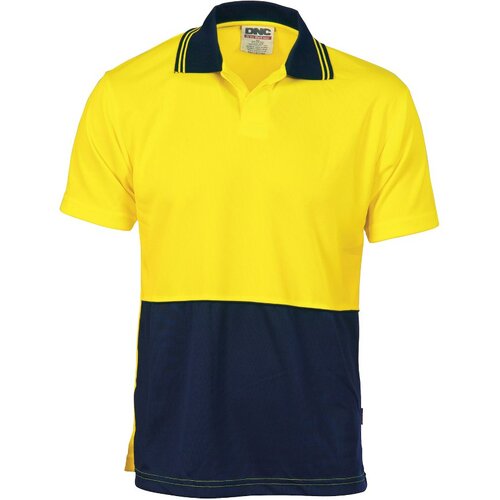 WORKWEAR, SAFETY & CORPORATE CLOTHING SPECIALISTS HiVis Two Tone Food Industry Polo - Short Sleeve