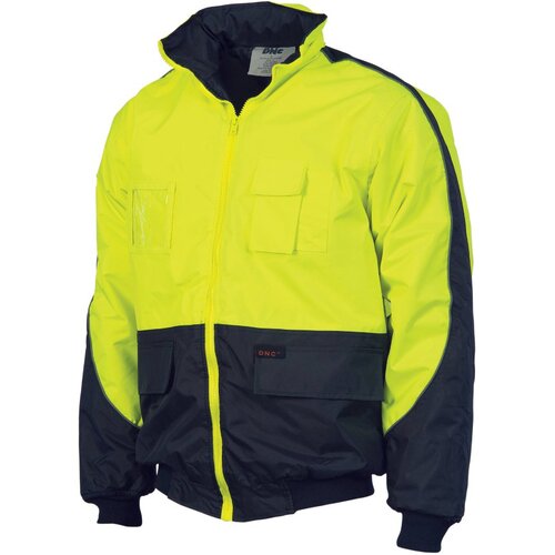 WORKWEAR, SAFETY & CORPORATE CLOTHING SPECIALISTS HiVis Contrast BOMBER JACKET