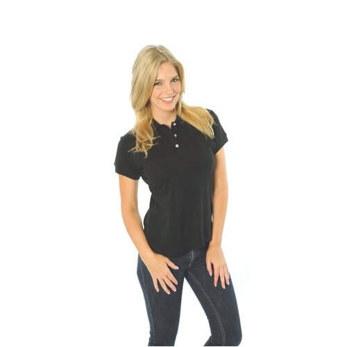 WORKWEAR, SAFETY & CORPORATE CLOTHING SPECIALISTS - Ladies Cotton Rich New York Polo