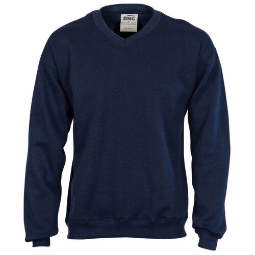 WORKWEAR, SAFETY & CORPORATE CLOTHING SPECIALISTS V-Neck Fleecy Sweatshirt (Sloppy Joe)