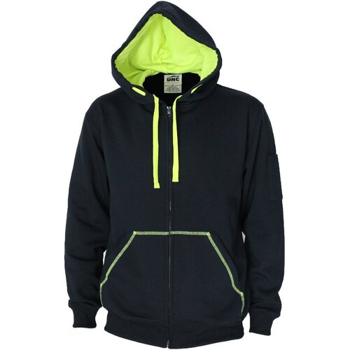 WORKWEAR, SAFETY & CORPORATE CLOTHING SPECIALISTS - Full zip Super Brushed Fleece Hoodie