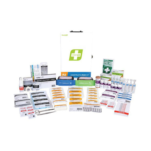 WORKWEAR, SAFETY & CORPORATE CLOTHING SPECIALISTS - First Aid Kit, R2, Constructa Max Kit, Metal Wall Mount