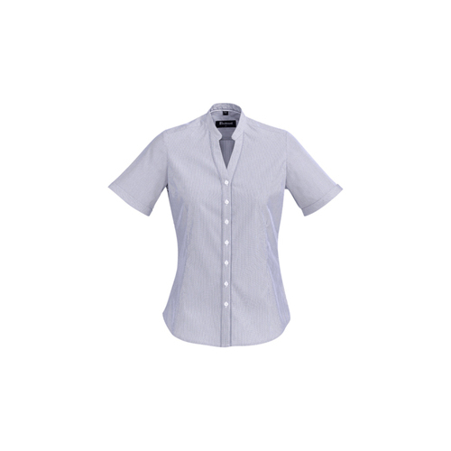 WORKWEAR, SAFETY & CORPORATE CLOTHING SPECIALISTS - DISCONTINUED - Boulevard - Bordeaux Womens Short Sleeve Shirt