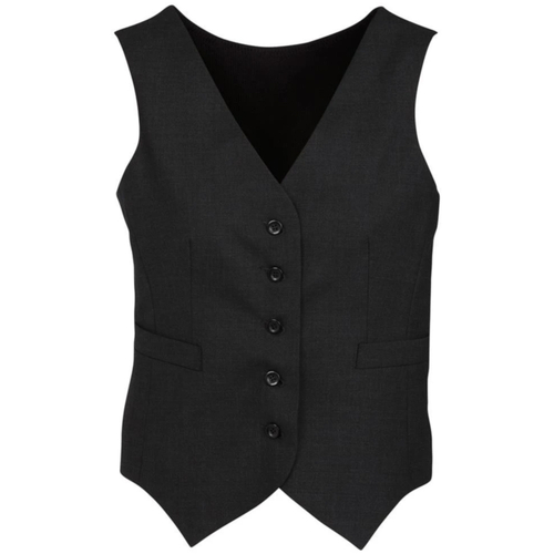 WORKWEAR, SAFETY & CORPORATE CLOTHING SPECIALISTS Comfort Wool - Womens Peaked Vest with Knitted Back