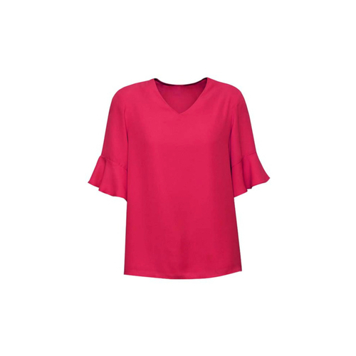 WORKWEAR, SAFETY & CORPORATE CLOTHING SPECIALISTS - Boulevard - Aria Fluted Sleeve Blouse