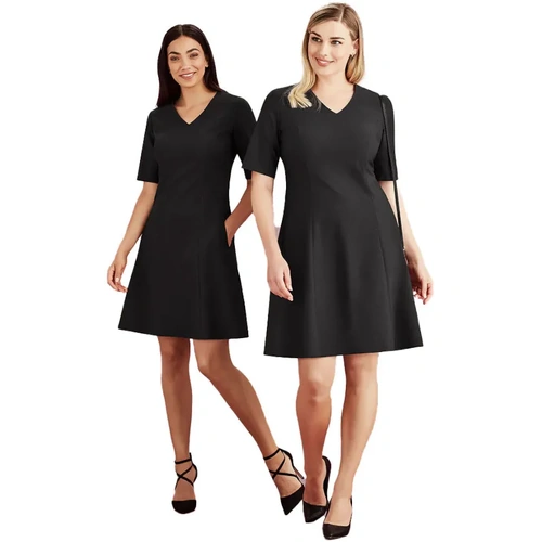 WORKWEAR, SAFETY & CORPORATE CLOTHING SPECIALISTS - Siena - Womens Extended Short Sleeve Dress