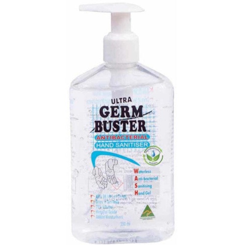 WORKWEAR, SAFETY & CORPORATE CLOTHING SPECIALISTS Germ Buster Anti-Bacterial Hand Gel 500ml Pump