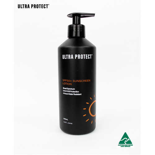 WORKWEAR, SAFETY & CORPORATE CLOTHING SPECIALISTS - Ultra Protect SPF50+ Sunscreen 500ml Pump