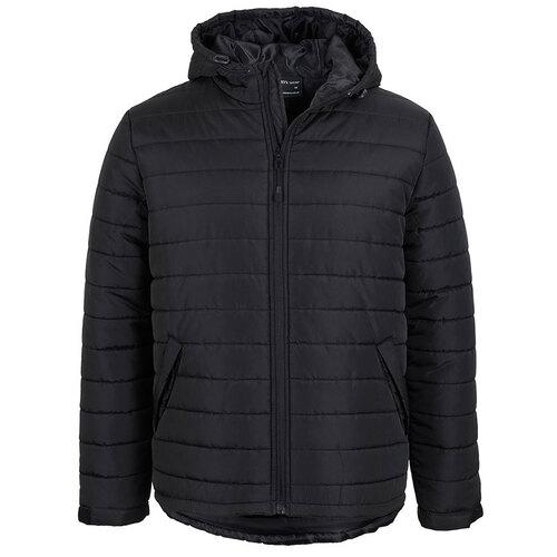 WORKWEAR, SAFETY & CORPORATE CLOTHING SPECIALISTS - JB's HOODED PUFFER JACKET