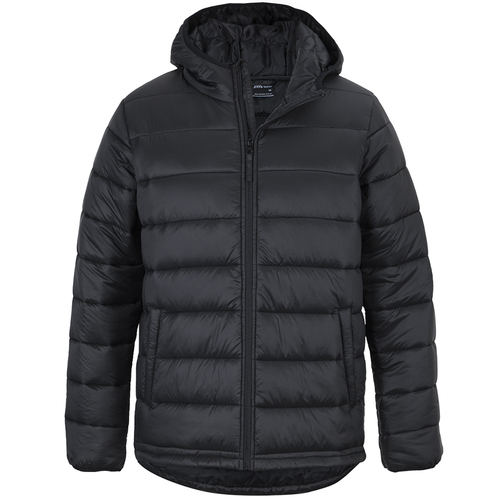 WORKWEAR, SAFETY & CORPORATE CLOTHING SPECIALISTS - JB's URBAN HOODED PUFFER JACKET