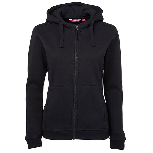 WORKWEAR, SAFETY & CORPORATE CLOTHING SPECIALISTS - JB's LADIES FULL ZIP FLEECE HOODIE