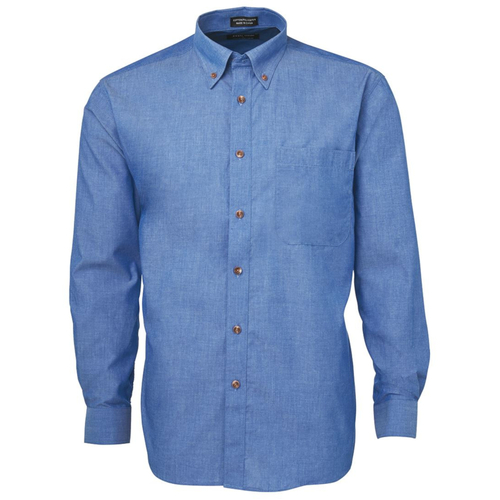 WORKWEAR, SAFETY & CORPORATE CLOTHING SPECIALISTS - JB's L/S INDIGO SHIRT