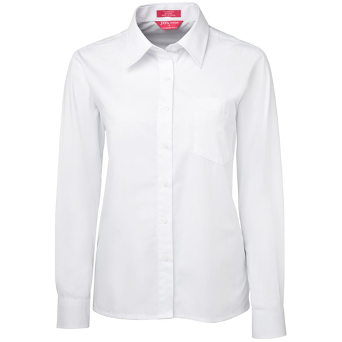 WORKWEAR, SAFETY & CORPORATE CLOTHING SPECIALISTS - JB's LADIES L/S ORIGINAL POPLIN SHIRT