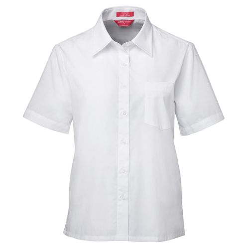 WORKWEAR, SAFETY & CORPORATE CLOTHING SPECIALISTS - JB's LADIES S/S ORIGINAL POPLIN SHIRT