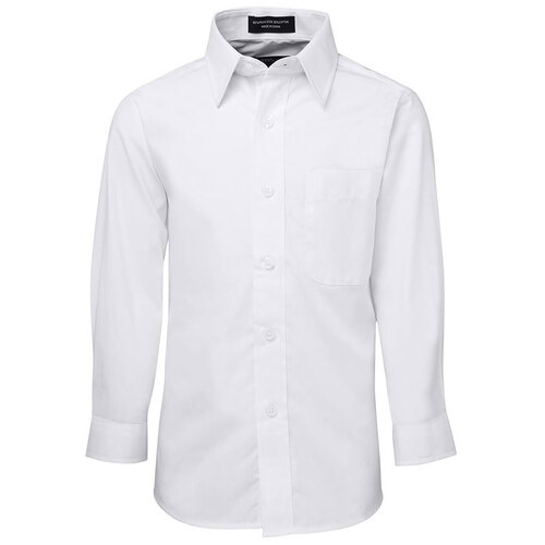 WORKWEAR, SAFETY & CORPORATE CLOTHING SPECIALISTS - JB's KIDS L/S POPLIN SHIRT