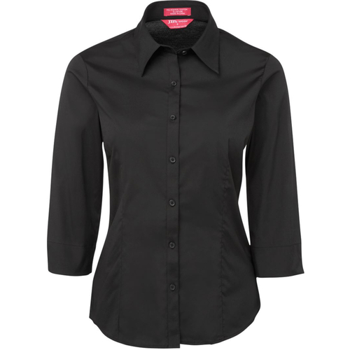 WORKWEAR, SAFETY & CORPORATE CLOTHING SPECIALISTS - JB's LADIES URBAN 3/4 POPLIN SHIRT