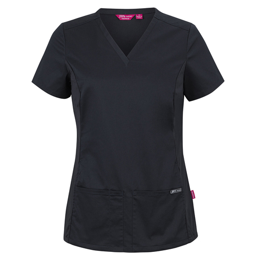 WORKWEAR, SAFETY & CORPORATE CLOTHING SPECIALISTS JB's LADIES PREMIUM STRETCH PANEL SCRUB TOP