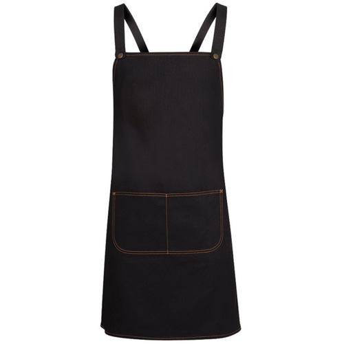 WORKWEAR, SAFETY & CORPORATE CLOTHING SPECIALISTS - JB's CROSS BACK DENIM APRON (WITHOUT STRAP)