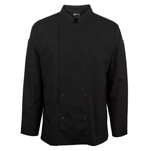 WORKWEAR, SAFETY & CORPORATE CLOTHING SPECIALISTS JB's L/S SNAP BUTTON CHEFS JACKET