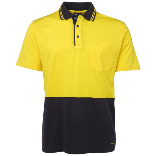 WORKWEAR, SAFETY & CORPORATE CLOTHING SPECIALISTS - JB's HI VIS S/S COTTON POLO