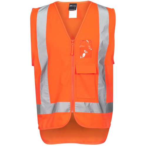 WORKWEAR, SAFETY & CORPORATE CLOTHING SPECIALISTS - JB's HV ZIP (D+N) TTMC-W VEST