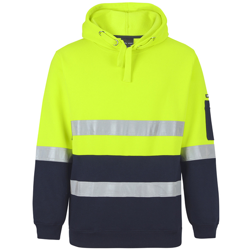 WORKWEAR, SAFETY & CORPORATE CLOTHING SPECIALISTS - JB's HV (D+N) PULL OVER HOODIE