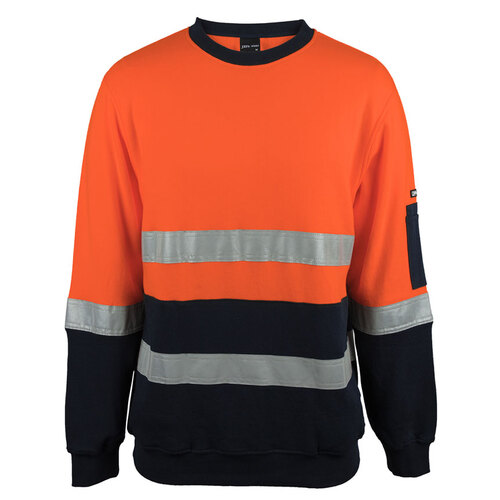 WORKWEAR, SAFETY & CORPORATE CLOTHING SPECIALISTS - JB's HV 310 (D+N) COTTON CREW NECK FLEECE