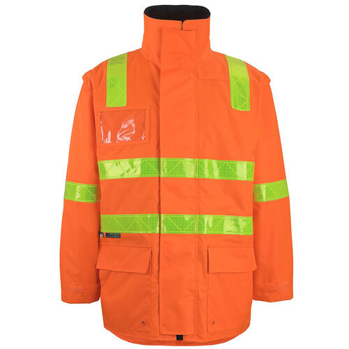 WORKWEAR, SAFETY & CORPORATE CLOTHING SPECIALISTS - JB s VIC ROAD (D+N) ZIP OFF SLEEVE L/LINE JACKET