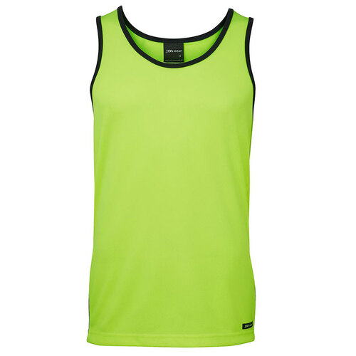 WORKWEAR, SAFETY & CORPORATE CLOTHING SPECIALISTS JB's HI VIS 4602.1 CONTRAST SINGLET