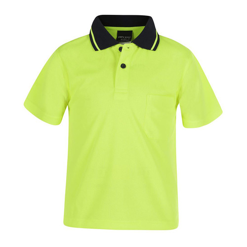 WORKWEAR, SAFETY & CORPORATE CLOTHING SPECIALISTS - JB's KIDS 4602 NON CUFF TRAD POLO