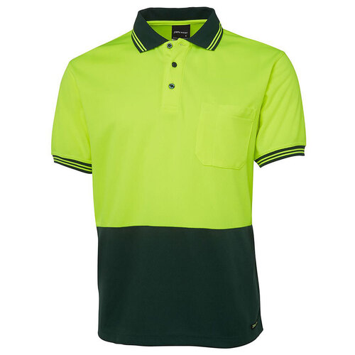 WORKWEAR, SAFETY & CORPORATE CLOTHING SPECIALISTS - JB's HI VIS S/S TRADITIONAL POLO