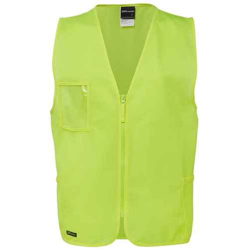 WORKWEAR, SAFETY & CORPORATE CLOTHING SPECIALISTS - JB's HI VIS ZIP SAFETY VEST