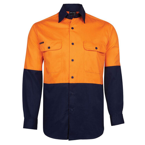 WORKWEAR, SAFETY & CORPORATE CLOTHING SPECIALISTS JB's HI VIS L/S 150G SHIRT