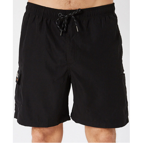 WORKWEAR, SAFETY & CORPORATE CLOTHING SPECIALISTS JET-LITE ELASTICATED SHORT - Black - 34