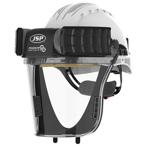 WORKWEAR, SAFETY & CORPORATE CLOTHING SPECIALISTS POWERCAP INFINITY PAPR RESPIRATOR WITH WHITE HELMET