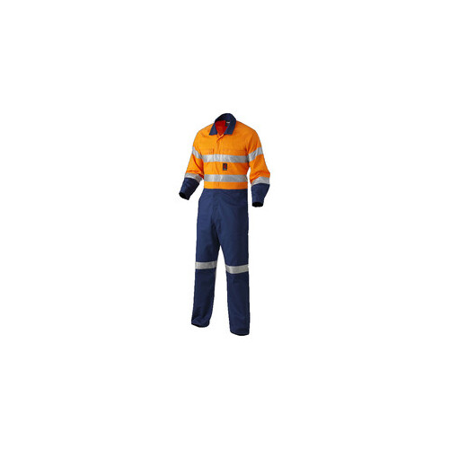 WORKWEAR, SAFETY & CORPORATE CLOTHING SPECIALISTS - Originals - Hi-Vis Reflective Spliced Comb Drill Overall - 'Hoop'