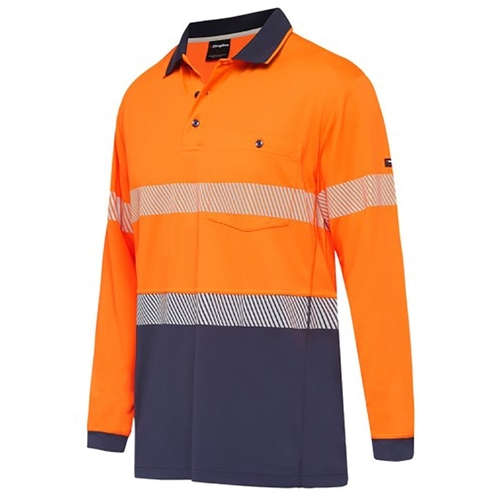 WORKWEAR, SAFETY & CORPORATE CLOTHING SPECIALISTS - Workcool - Hyperfreeze Spliced Taped Polo L/S