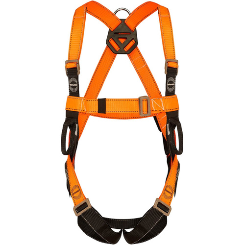 WORKWEAR, SAFETY & CORPORATE CLOTHING SPECIALISTS Essential Harness Stainless Steel   (M - L)