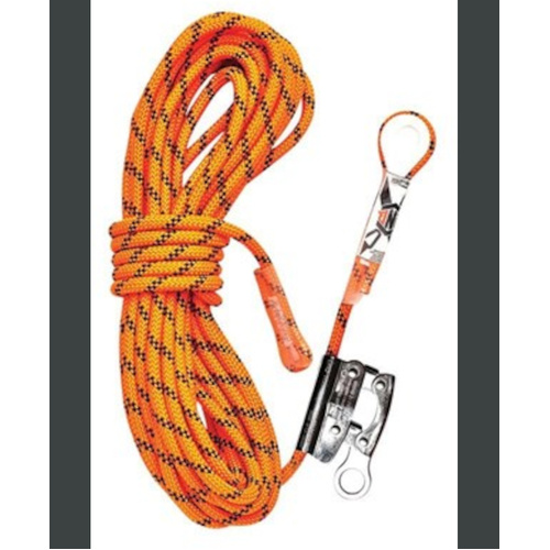 WORKWEAR, SAFETY & CORPORATE CLOTHING SPECIALISTS Kernmantle Rope with Thimble Eye & Rope Grab 60M