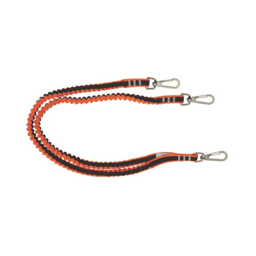 WORKWEAR, SAFETY & CORPORATE CLOTHING SPECIALISTS - Twin Tail Tool Lanyard With 3 X Swivel Snap Hooks