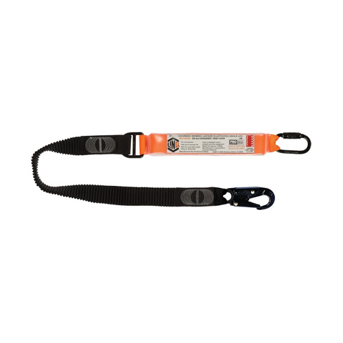 WORKWEAR, SAFETY & CORPORATE CLOTHING SPECIALISTS Elite Single Leg Elasticated Lanyard with Hardware KD & SN