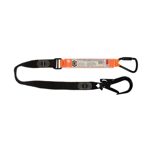 WORKWEAR, SAFETY & CORPORATE CLOTHING SPECIALISTS Elite Single Leg Elasticated Lanyard with Hardware KT & ST