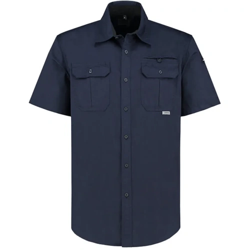 WORKWEAR, SAFETY & CORPORATE CLOTHING SPECIALISTS Sitemaster Short Sleeve Shirt-Navy-4XL