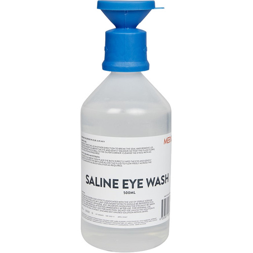 WORKWEAR, SAFETY & CORPORATE CLOTHING SPECIALISTS EYEWASH SALINE SOLUTION 500ML