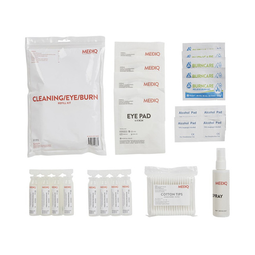 WORKWEAR, SAFETY & CORPORATE CLOTHING SPECIALISTS FIRST AID KIT REFILL MODULE #4 - CLEANING/EYE/BURN