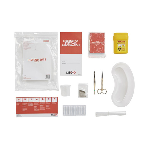 WORKWEAR, SAFETY & CORPORATE CLOTHING SPECIALISTS FIRST AID KIT REFILL MODULE #1 - INSTRUMENTS